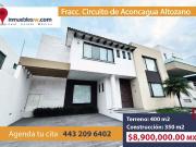 CASA EN VENTA EN FRACC. CIRCUITO DE ACONCAGUA ALTOZANO,...