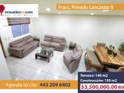 CASA EN VENTA EN FRACC. PRIVADO LANCASTER II, MORELIA
