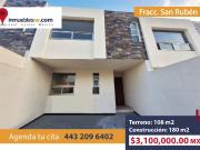 CASA EN VENTA EN FRACC. SAN RUBEN, MORELIA