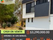 Casa en venta en Jardines de San Manuel, Puebla, Puebla