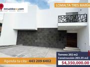 CASA EN VENTA EN LOMALTA TRES MARIAS, MORELIA