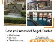 CASA EN VENTA EN LOMAS DEL ÁNGEL, PUEBLA
