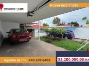 CASA EN VENTA EN NUEVA JACARANDAS, MORELIA