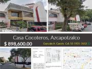 Casa en venta en Nueva Santa Maria, Azcapotzalco, Ciudad...