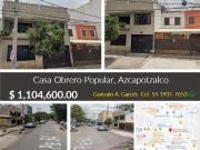 Casa en venta en Obrero Popular, Azcapotzalco, Ciudad de...