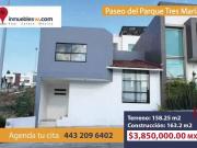 CASA EN VENTA EN PASEO DEL PARQUE TRES MARIAS, MORELIA