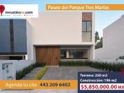 CASA EN VENTA EN PASEO DEL PARQUE TRES MARIAS, MORELIA