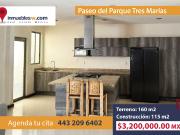 CASA EN VENTA EN PASEO DEL PARQUE TRES MARIAS, MORELIA