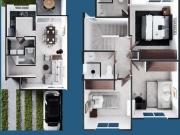 casa en venta en Playa del Carmen, 3 recamaras,...