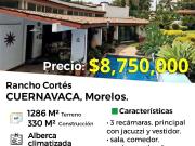 Casa en venta en Rancho Cortes, Cuernavaca, Morelos