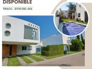 CASA EN VENTA EN RESIDENCIAL SITIO DEL SOL CUAUTLA