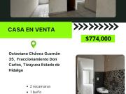 Casa en venta en Tizayuca Fraccionamiento Don Carlos,...