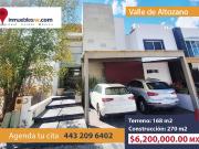 CASA EN VENTA EN VALLE DE ALTOZANO, MORELIA