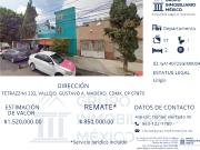 Casa en venta en Vallejo, Gustavo A. Madero, CDMX, 2...