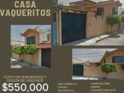 CASA EN VENTA EN VAQUERITOS, CDMX