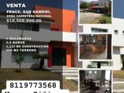 Casa en VENTA FRACC SAN GABRIEL ZONA CARRETERA NACIONAL