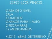 CASA EN VENTA GEOVILLAS LOS PINOS