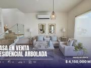 CASA EN VENTA NUEVA EN RESIDENCIAL ARBOLADA CANCUN
