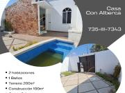 CASA EN VENTA O RENTA CON ALBERCA EN YECAPIXTLA