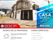 CASA EN VENTA SECTOR YACUCALLE