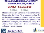 CASA EN VENTA ZONA UNIVERSIDAD ANAHUAC Y CIUDAD...