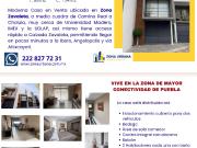 CASA EN VENTA ZONA ZAVALETA, PUEBLA