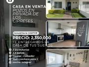 casa en villa de pozos los lagos residencial