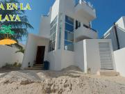 Casa frente al mar en Santa Clara, Yucatán