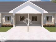 CASA GEMINADA DE ESQUINA, COM PÁTIO e 02 DORMITÓRIOS