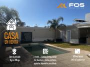 Casa Grande Con Pileta Y Amoblada En Barrio Privado