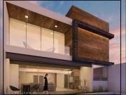 Casa Minimalista con alberca y jardín, En Jardines de...