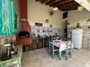 Casa na praia com 3 quartos e área gourmet em Peruíbe