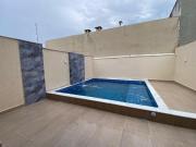 Casa na praia com piscina e 2 quartos em Itanhaém