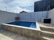 Casa na praia com piscina e 2 quartos em Itanhaém