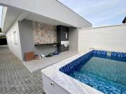 Casa na praia com piscina e 2 quartos em Itanhaém