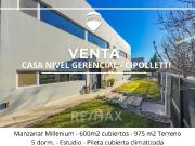 CASA NIVEL GERENCIAL MANZANAR MILLENIUM CIPOLL