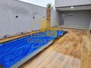 Casa nova lote 490m2 condomínio rua 12 vazado para via...