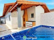 Casa nova, perto do centro de Itanhaem, com Piscina,...