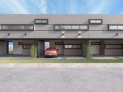 Casa nueva en privada con alberca adentro de la ciudad