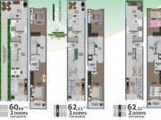 Casa para venda em Quietude de 62.20m² com 2 Quartos