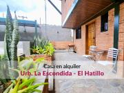 Casa pareada en Alquiler en Urb. La Escondida, El Hatillo