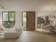 Casa pasillo, 3 dormitorios, con patio y terraza con quincho