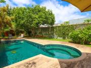 Casa piscina aquecida, jardim, estilo casa de campo, com...