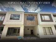 CASA POR ESTRENAR CON AMPLIA REA VERDE EN RICAURTE