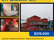 CASA RENTERA CON LOCALES EN VENTA EN CALDERON
