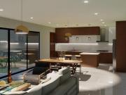 Casa residencial con recamara en planta baja y alberca