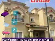 CASA RESIDENCIAL EN CUAUTITLÁN IZCALLI URBIQUINTA BALBOA