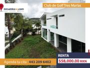 CASA RESIDENCIAL EN RENTA EN EL CLUB Y DENTRO DEL CAMPO...