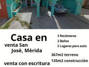 CASA SAN JOSÈ CON ESCRITURAS MÈRIDA YUCATÀN