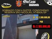 Casa / Sobrado em Condomínio para Venda em Atibaia/SP...